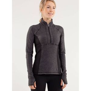 LULULEMON ATHLETICA Switch Back 1/2 Zip Pullover Jacket Size 4 'Reversible'